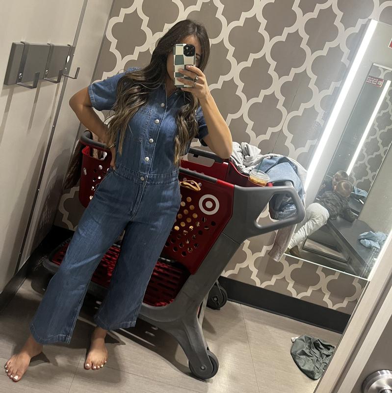 Short Sleeve Heritage Jumpsuit - Medium Wash