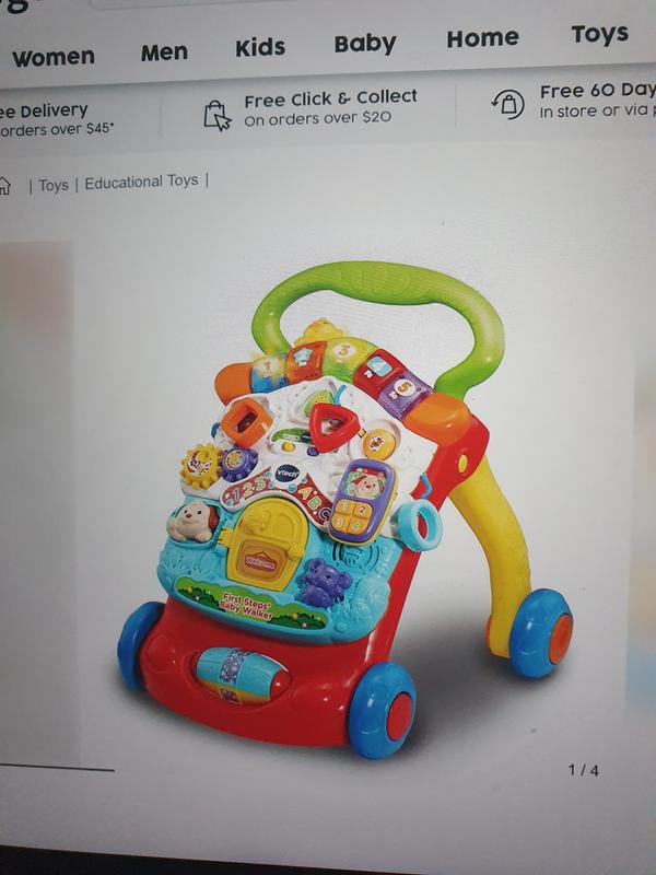 vtech first steps baby walker target