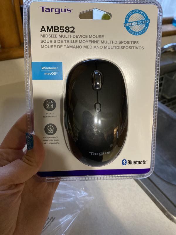 Midsize Comfort Multi-Device Antimicrobial Wireless Mouse Midsize Comfort Multi-Device Antimicrobial Wireless Mouse