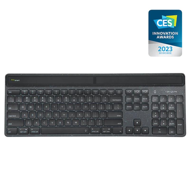 Sustainable Energy Harvesting EcoSmart™ Keyboard | Targus