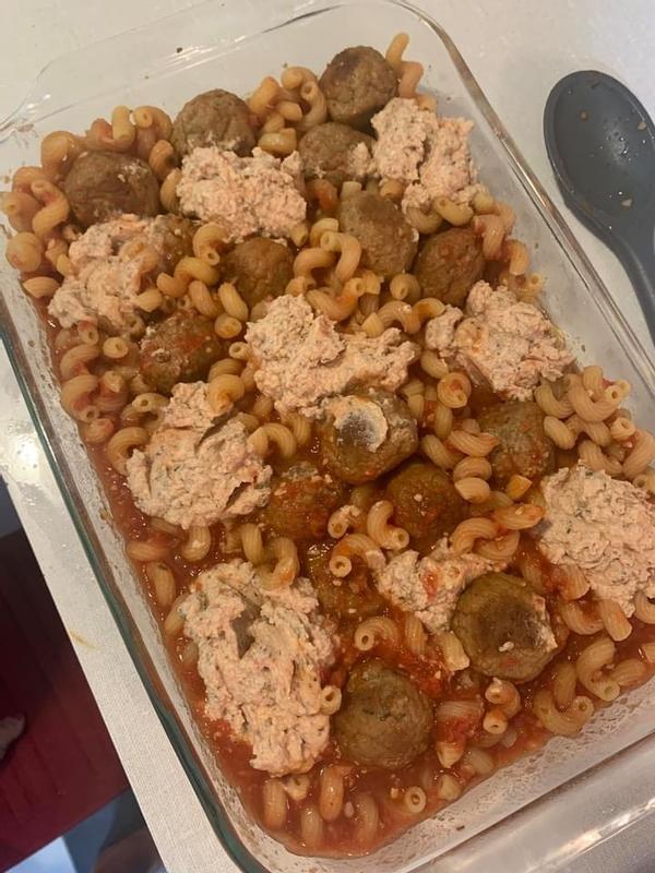 Meatball Pizza Pasta Skillet Tastefully Simple