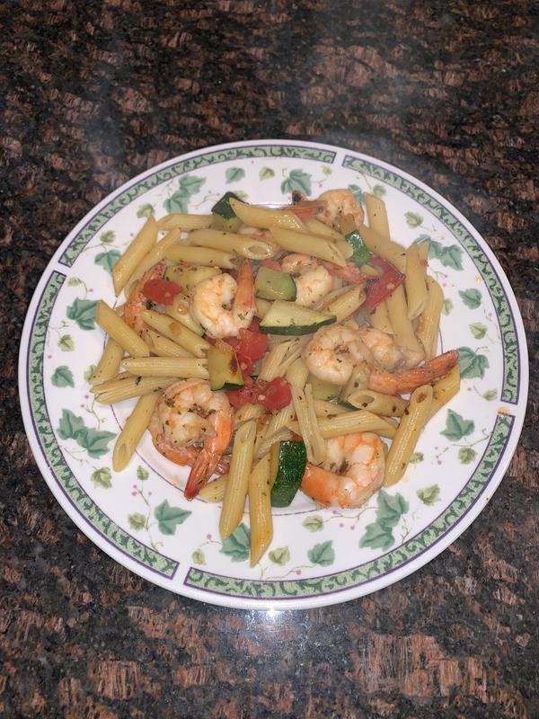 Shrimp & Zucchini Pesto Pasta Tastefully Simple