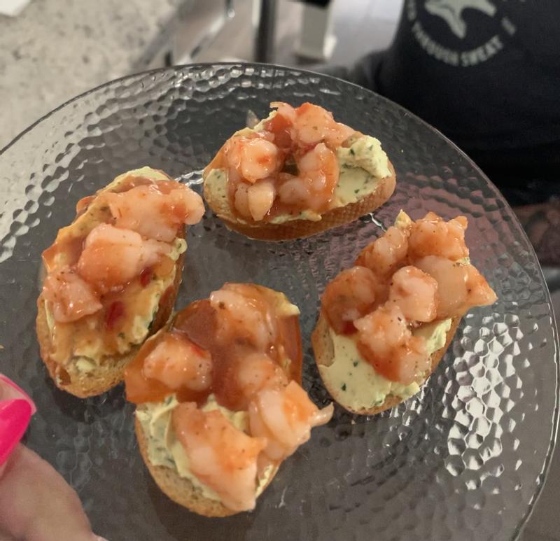 Mango & Curry Shrimp Crostini Tastefully Simple
