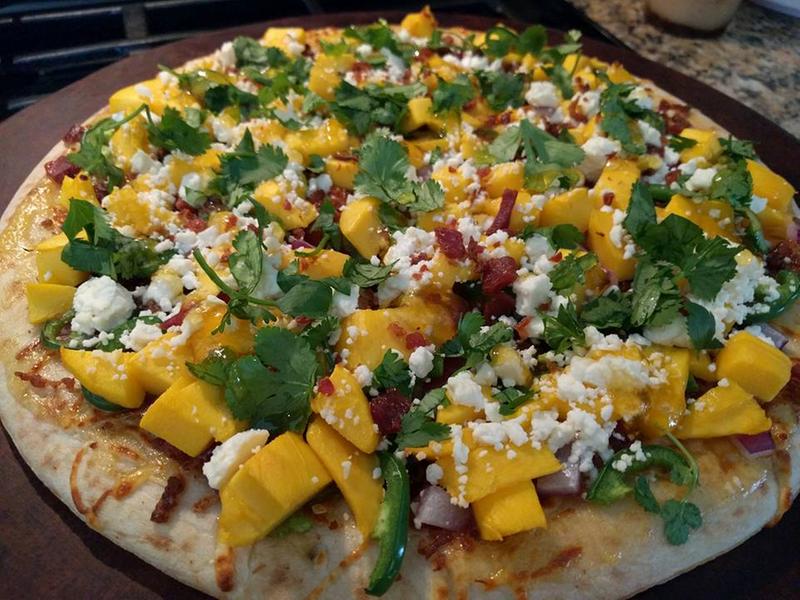 Sweet Mango Flatbread Pizza Tastefully Simple