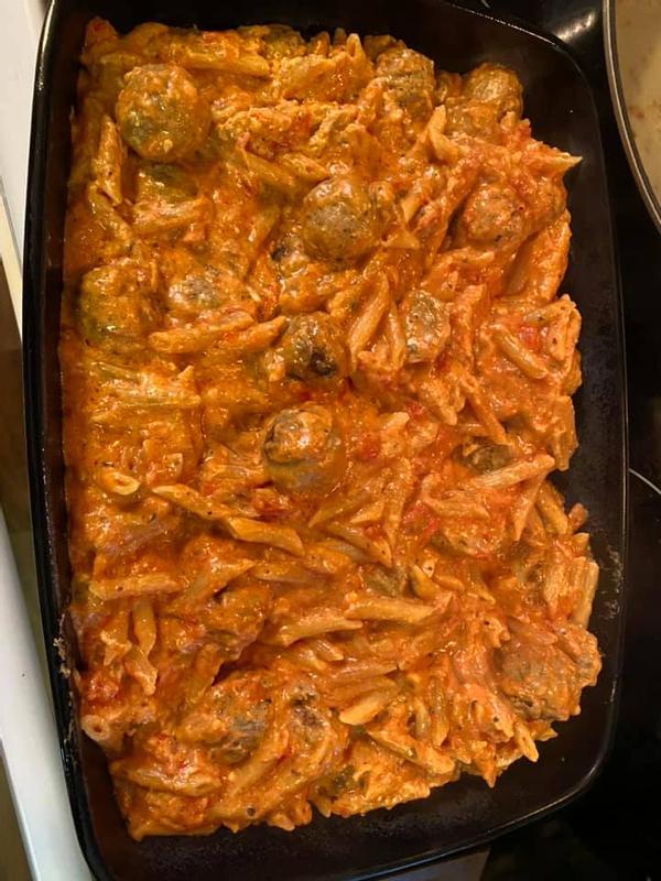 Meatball Pizza Pasta Skillet Tastefully Simple