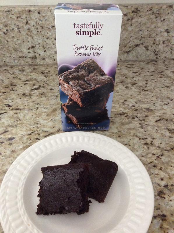 truffle fudge brownie mix preparation Tastefully Simple
