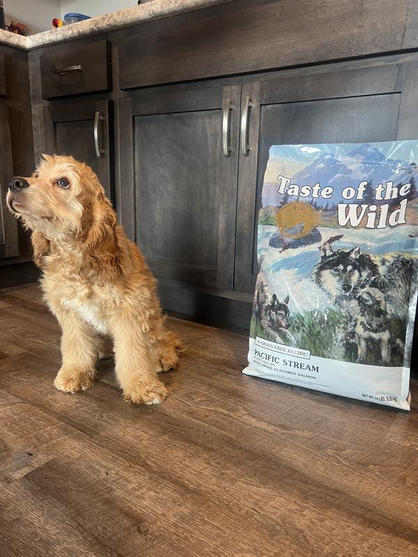 Taste of the Wild Pacific Stream Grain Free with Smoke Flavored Salmon Dry Puppy Food 28 lbs. Petco