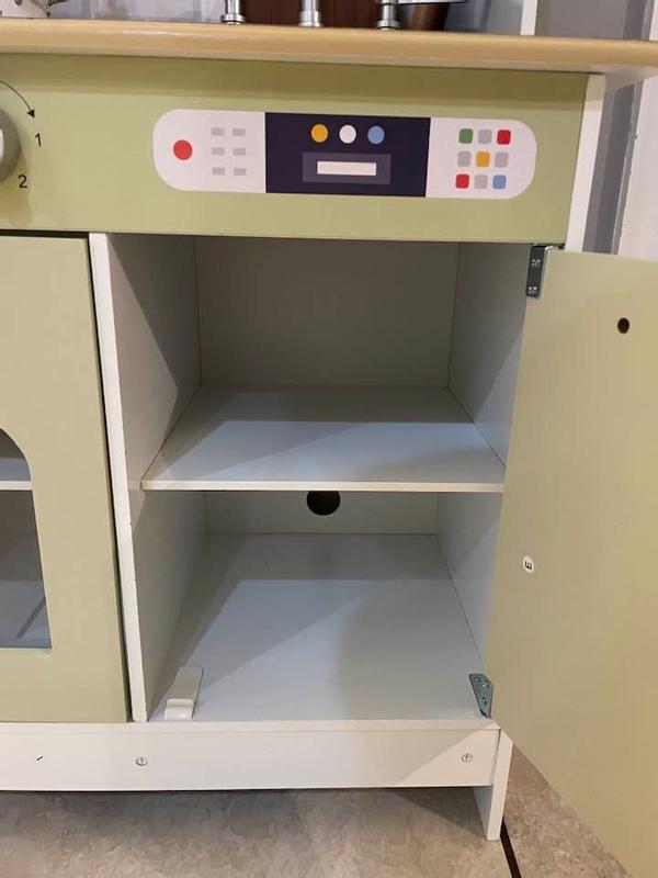 Customer photo for "Well made & super cute play kitchen!"