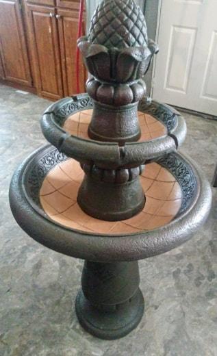 My beautiful waterfall fountain