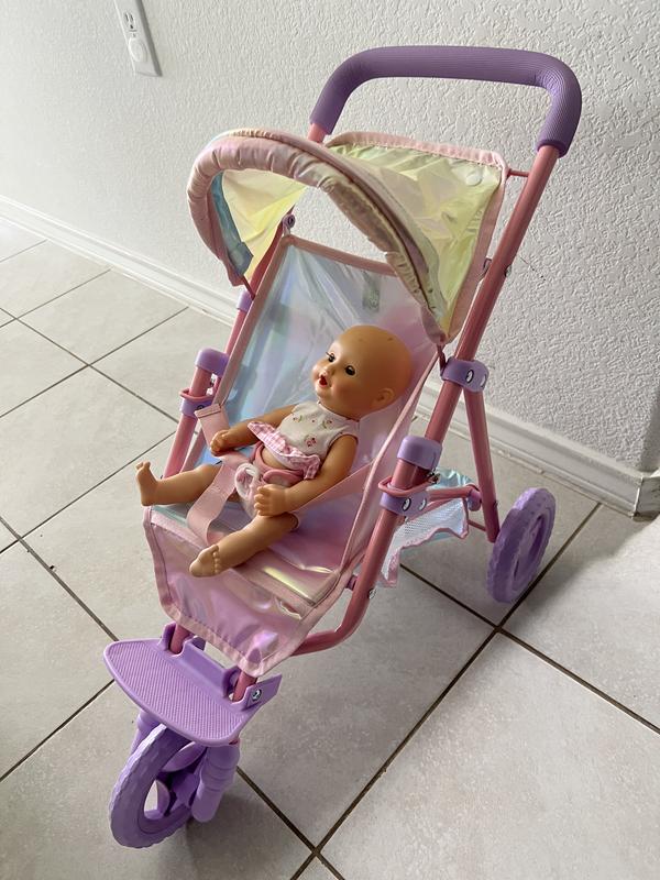 Customer photo for "Stroller that can take hard play"