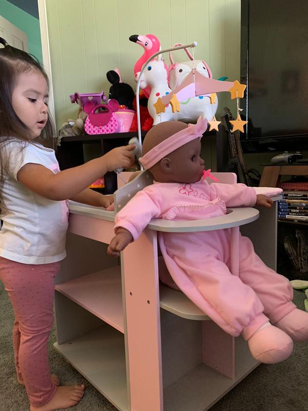 Enjoying her new toy