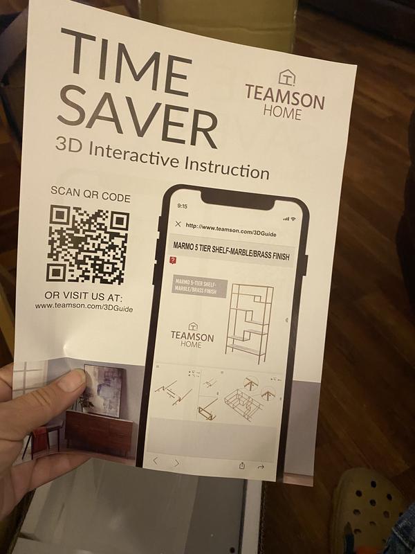 Also came with interactive instructions where you could just scan the code. Also included paper instructions, that were very easy to read and follow. All pieces also all pieces were labeled with a sticker, to avoid any confusion.