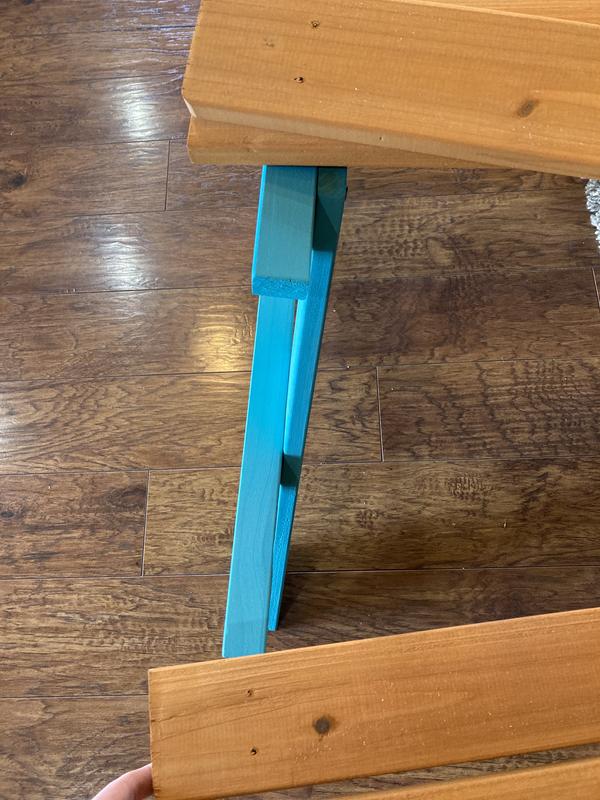 No predrilled holes for top or seat