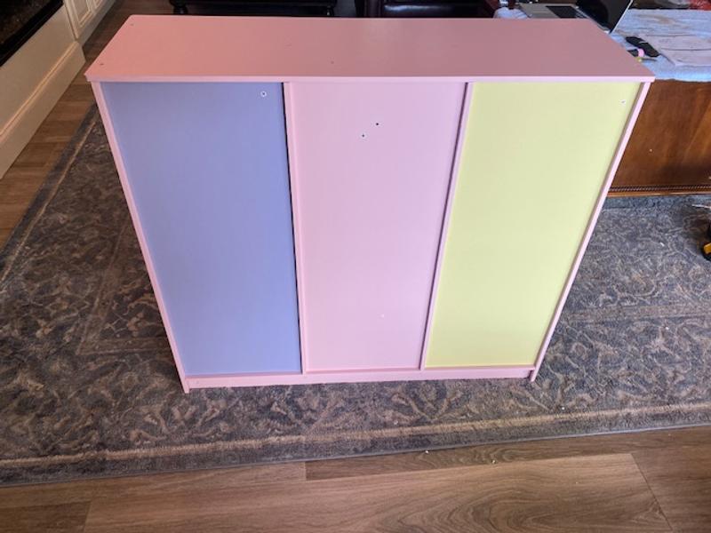 Backside of bookshelf