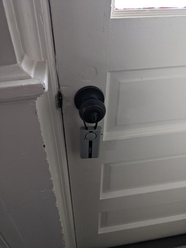 Size on door handle