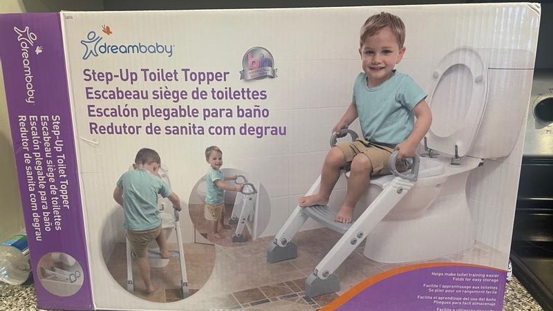 Taburete Banquito para Baño de 2 pasos Dreambaby color gris DREAMBABY