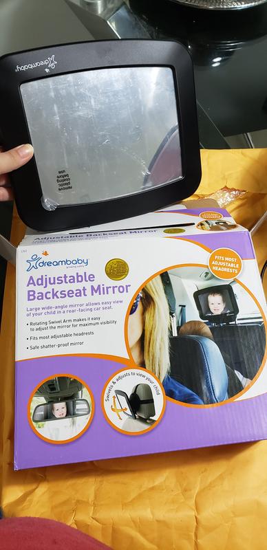 Dreambaby Adjustable Backseat Mirror – Wide Angle for Baby Rear