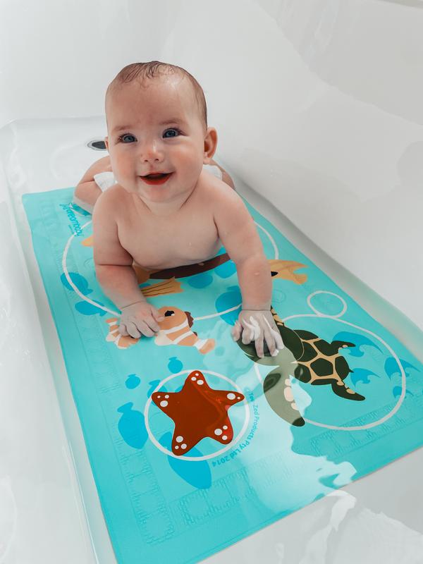 Watch Your Step Anti Slip Bath Mat With Too Hot Indicator