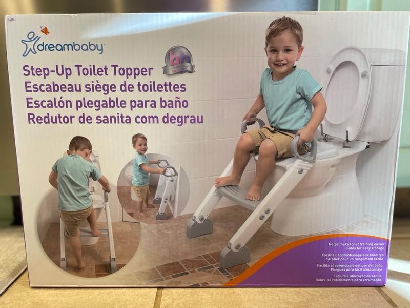 Dreambaby Taburete para niños, base antideslizante y diseño contorneado  para entrenamiento de inodoro y uso en lavabo