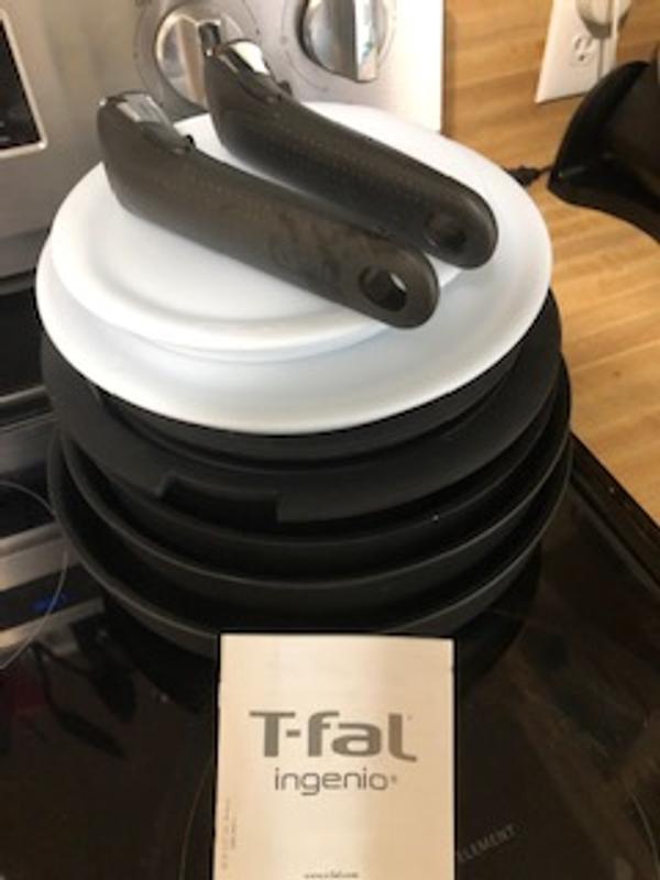 T-FAL T-fal Ingenio Preference, 4 Pcs Stainless Steel Cookware Set,  L900S464 L900S464
