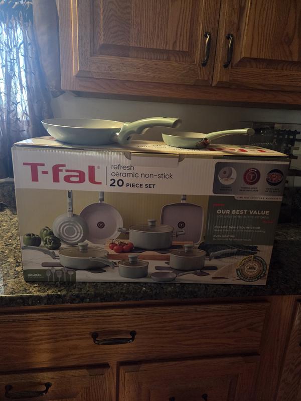 Refresh Ceramic 20-Piece Set, Mint Green | T-fal