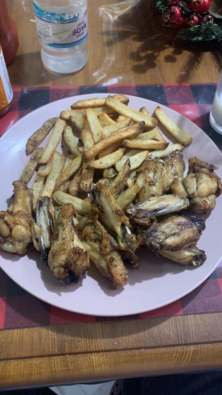 Wings and fries