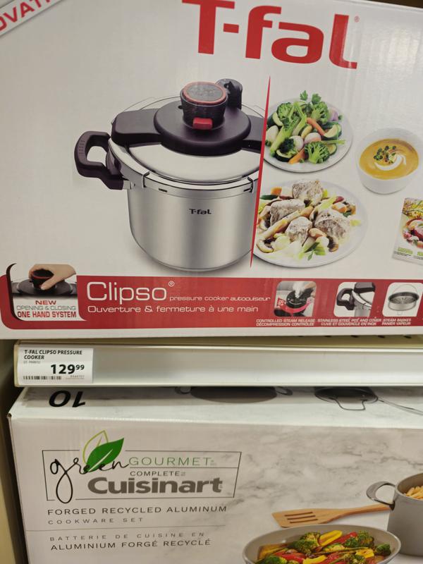 Stainless Steel Pressure Cooker, 6L | T-fal