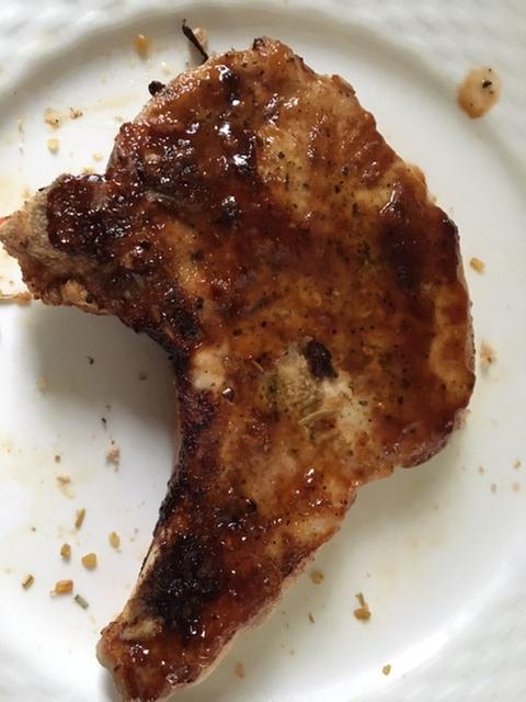 Pork Chop...and not dried out.