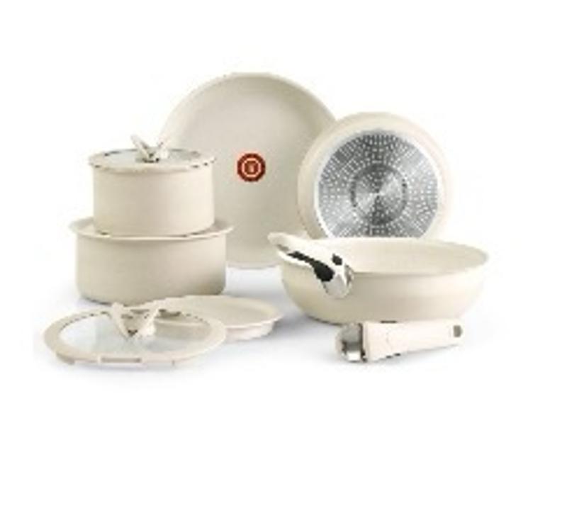 Ingenio Essentials 11‑Piece Granite Titanium Nonstick Induction