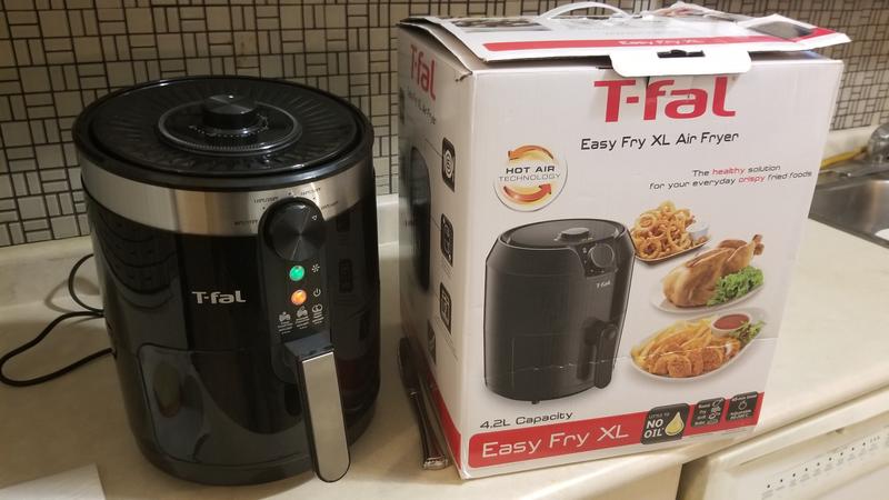 Air clearance fryer tfal