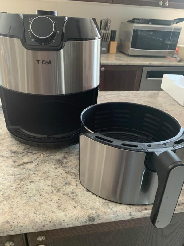 T-FAL 4.2L DIGITAL STAINLESS STEEL PRESTIGE AIR FRYER - EY403D50