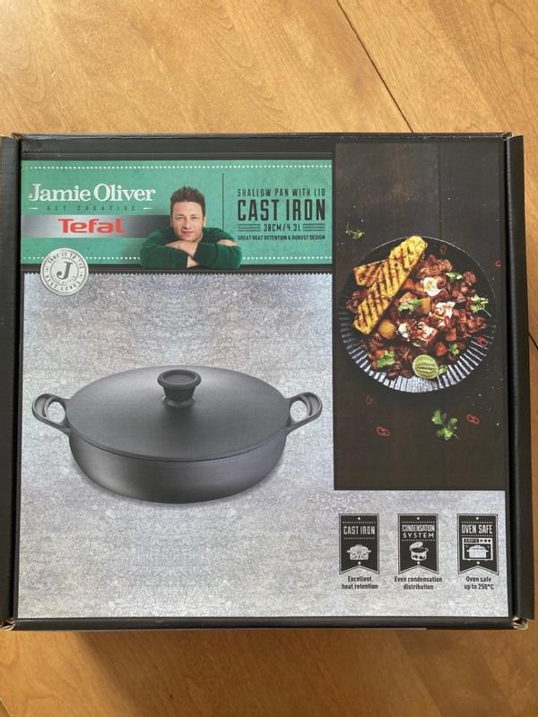 Jamie Oliver by Tefal Faitout de 30 cm en fonte émaillée de