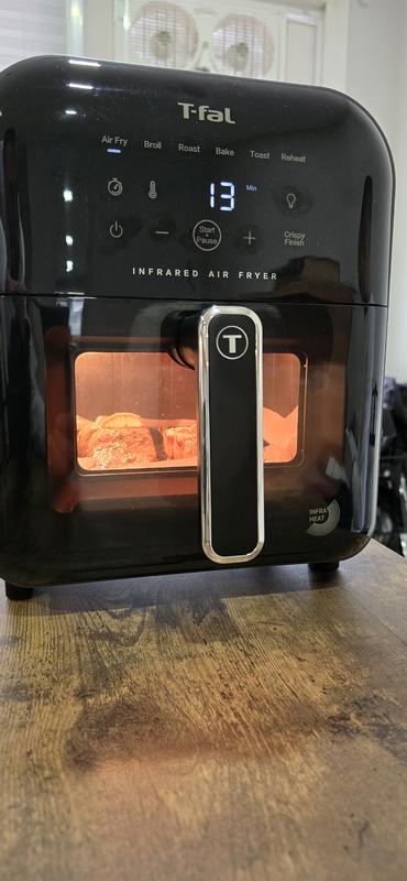 T−FAL FZ205588 Infrared Air Fryer Easy Fry 6.3 Quart Digital Touch Screen