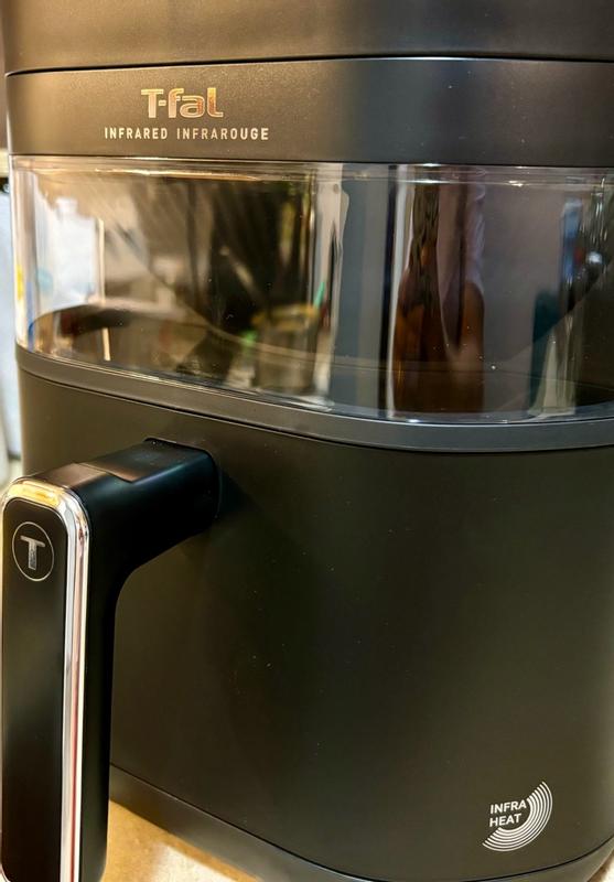Infrared Air Fryer Easy Fry 6.3 Quart Digital Touch Screen Grey