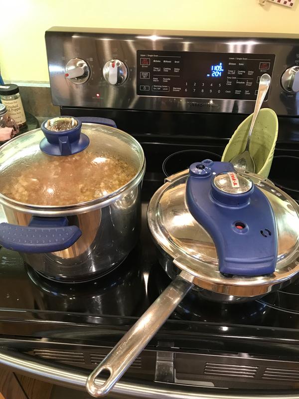 thumbnail image 2 of Tefal Clipso Minut Duo 5L Pressure Cooker - 2-in-1 Aluminum Cooker With 5 Safety Systems 2 of 12