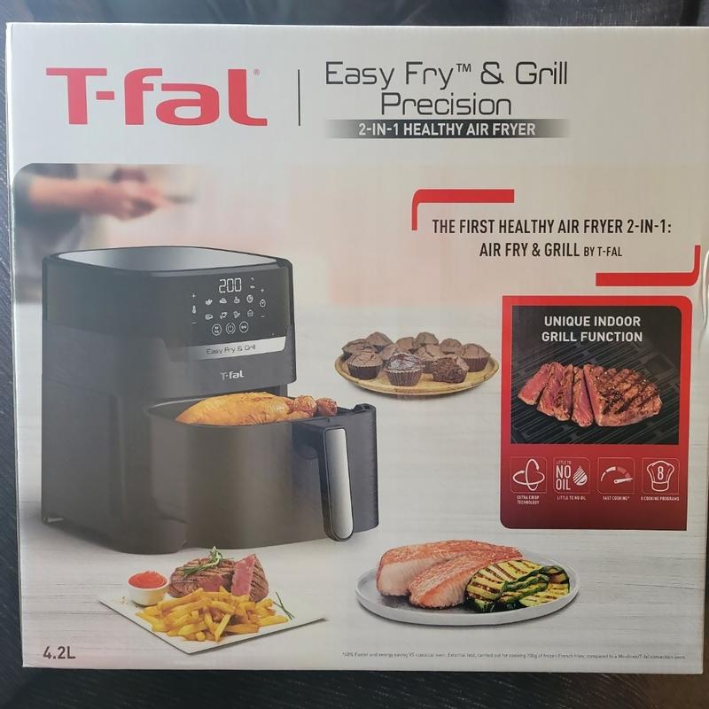TFal Easy Fry & Grill Precision 2In1 Healthy Air Fryer