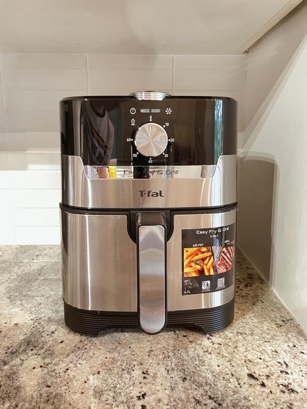 T-fal Easy Fry XXL Air Fryer & Grill Combo with One-Touch Screen, 8 Preset  Programs, 5.9 quarts 