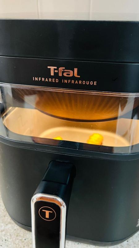 Infrared Air Fryer Easy Fry 6.3 Quart Digital Touch Screen Grey