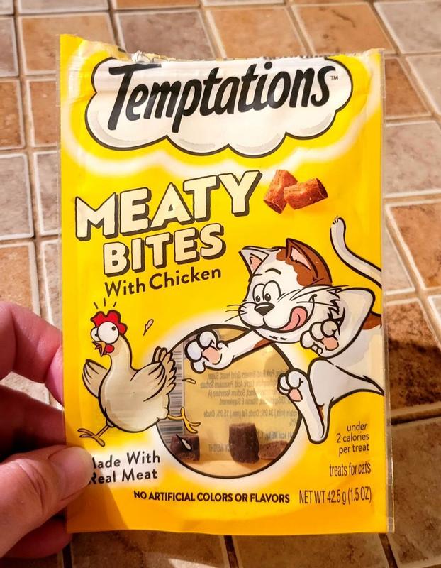 Temptations Treats Meaty Bites Chicken Flavor Cat Treats Temptations Treats Meaty Bites Chicken Flavor Cat Treats