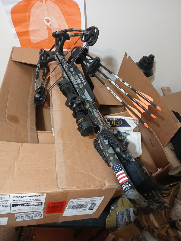 Wicked Ridge By TenPoint Invader M1 Ready-to-Hunt Package - Includes 9 Match 400 Non-Lighted + 3 Match 400 Lighted Arrows, Soft Case, Neoprene Sling, Premium Lubricant & String Wax