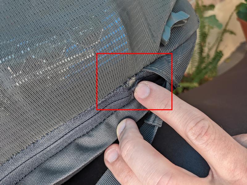 Photo submitted with review of product