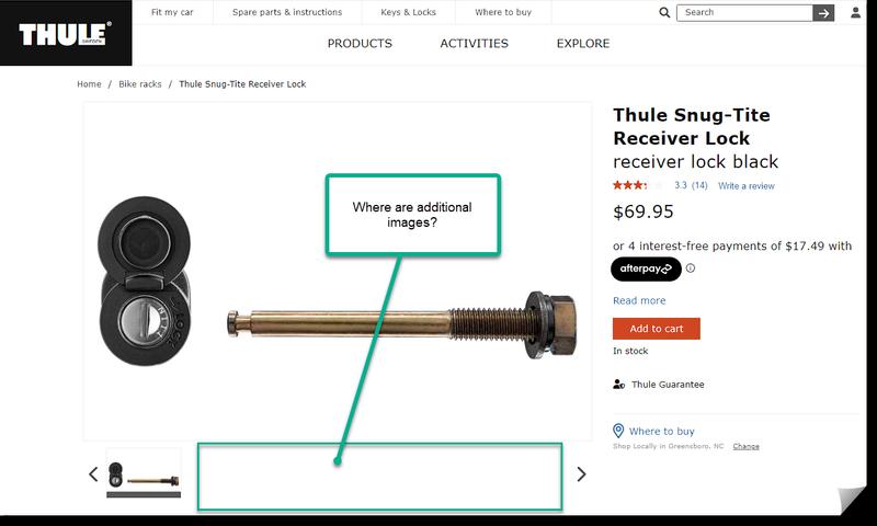 Thule store hitch bolt