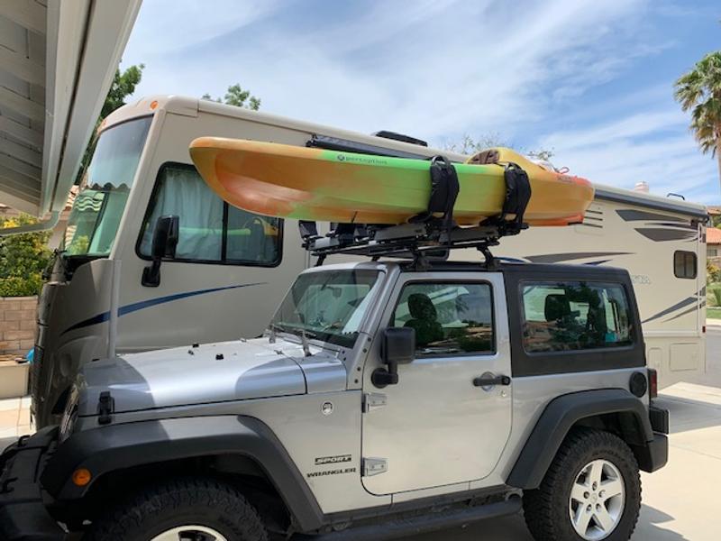 Hydraulic kayak best sale roof rack