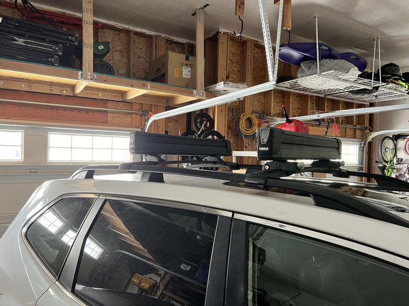 Thule ski rack online removal