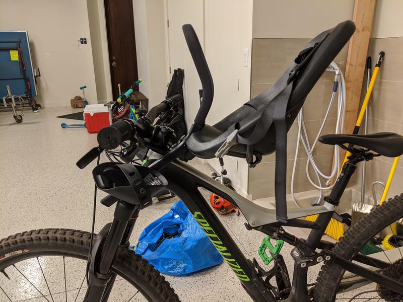 thule bike seat installation