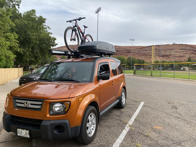 Honda element discount roof rack thule