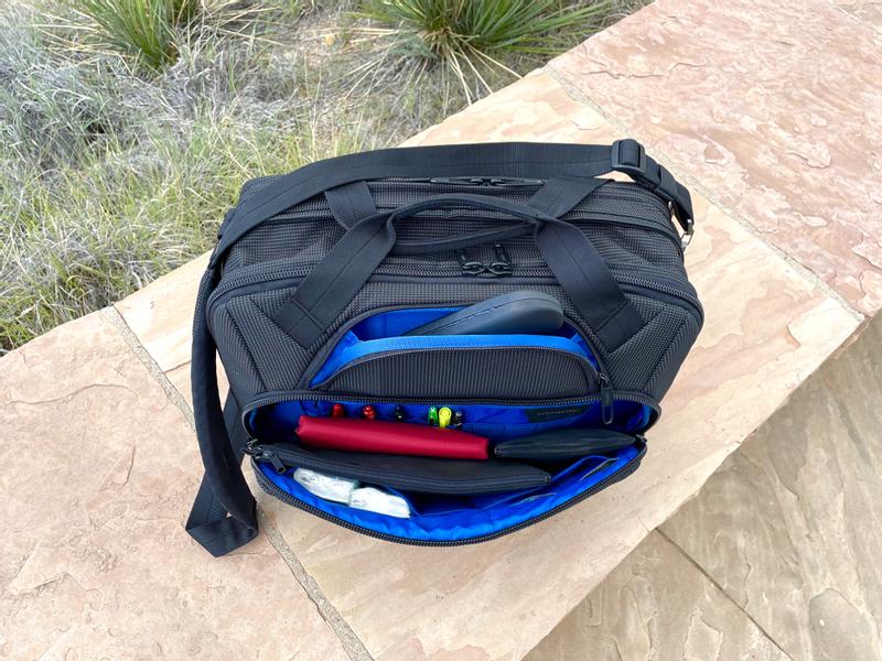 FRONT COMPARTMENTS FILLED