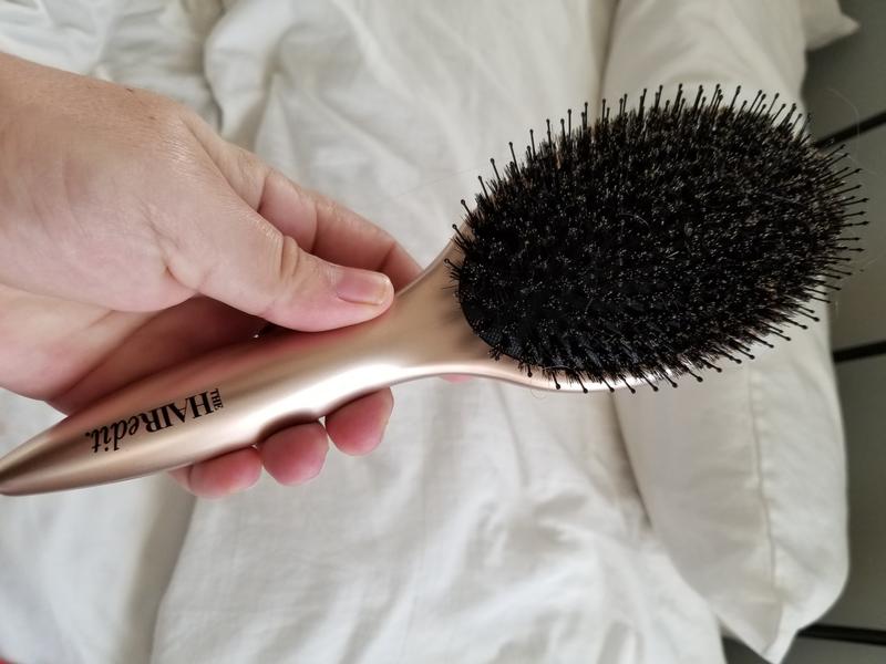 The Hair Edit Mini Finish & Shine Boar Bristle Brush