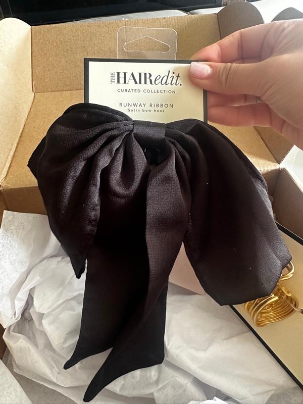 Runway Ribbon Bow Scrunchie | The Hair Edit