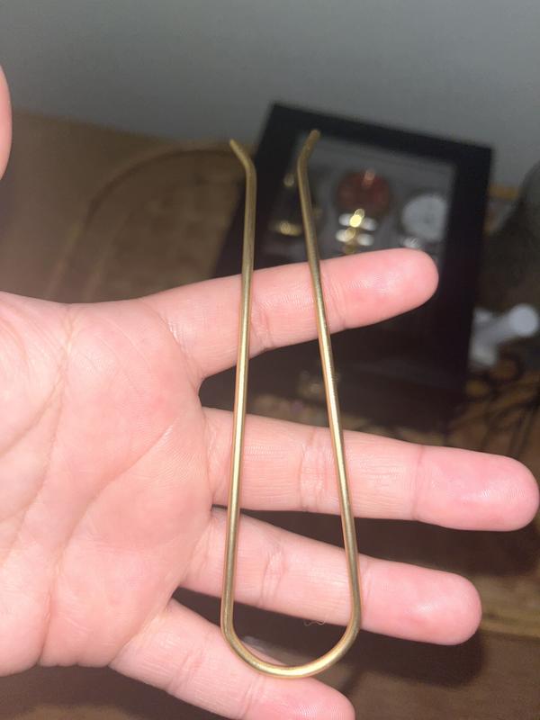 Large Gold French Hair Pin